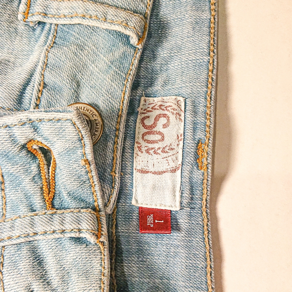 Target High Rise Denim Shorts - Picture 3 of 8